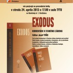 Prezentácia knihy Exodus, 24.4.2013